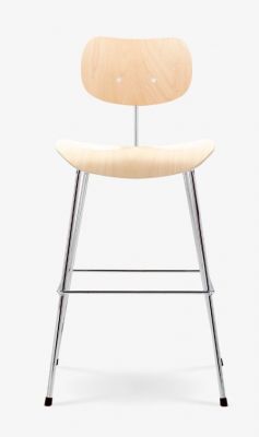 SB 68 Bar stool Beech clear lacquered Wilde+Spieth